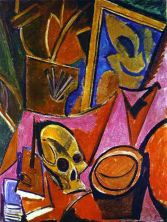 Haga click para ver la imagen ampliada composition with a skull 1907.jpg